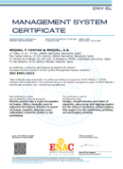 Certificate ISO 9001